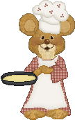 Gif animé Chandeleur crêpes ourson